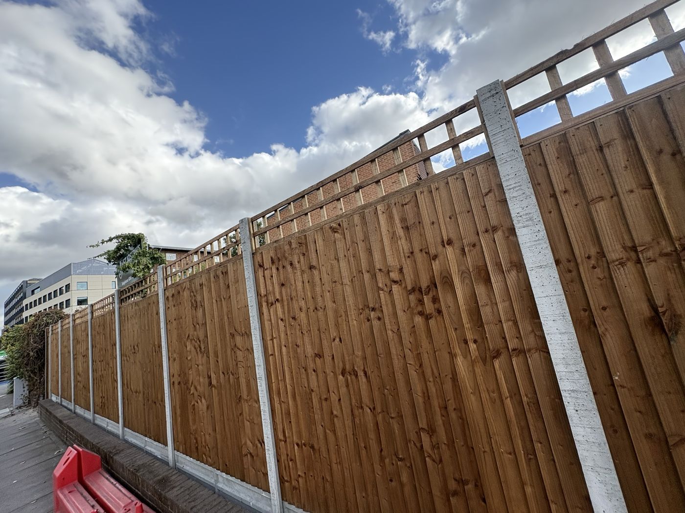 Finished fence run